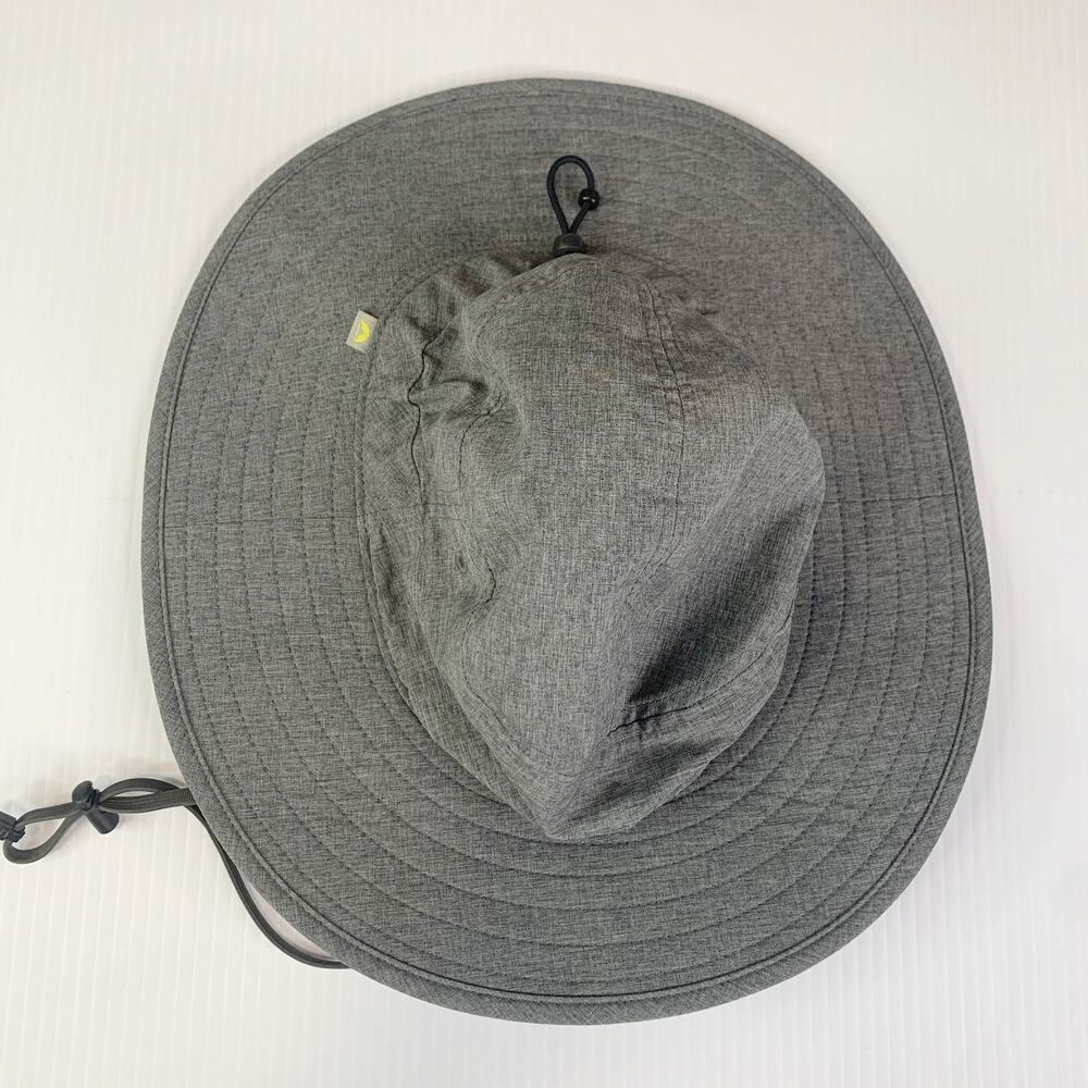 Solar Escape Boonie Adjustable Sun Hat UPF 50 One Size Gray Bucket Chin Strap